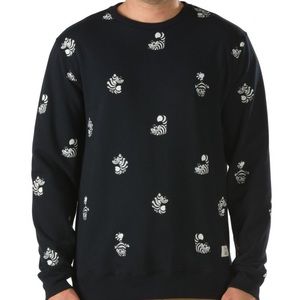 Vans x Disney Cheshire Cat crew neck sweatshirt